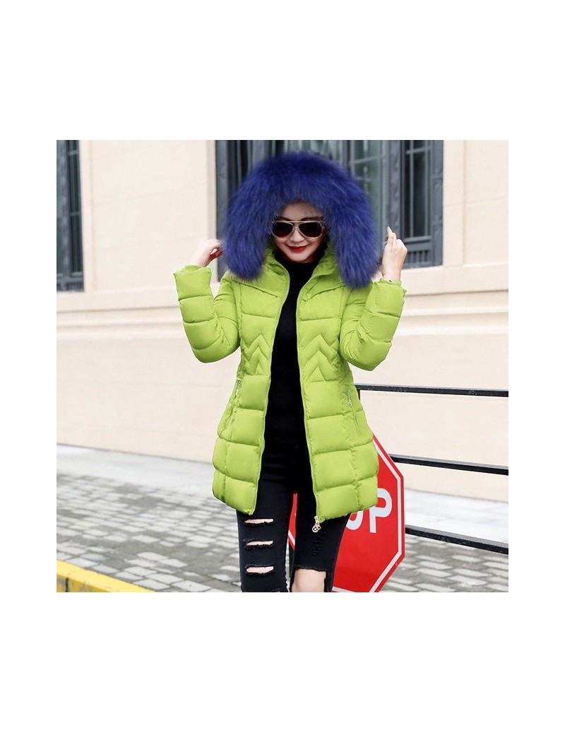 2019 New Winter Jacket women Plus Size Women Parkas Thicken Outerwear Warm Winter Coat Jacket Female Fake fur Parkas basic t...