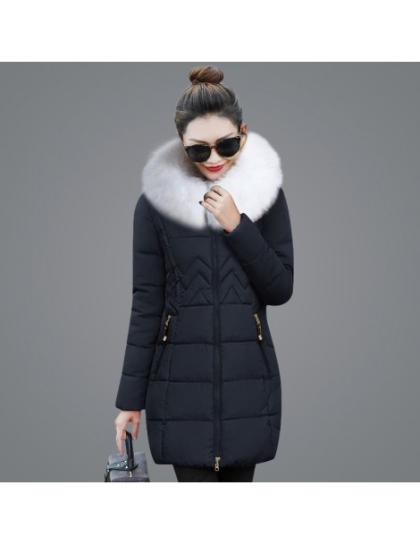 Parkas 2019 New Winter Jacket women Plus Size Women Parkas Thicken Outerwear Warm Winter Coat Jacket Female Fake fur Parkas b...