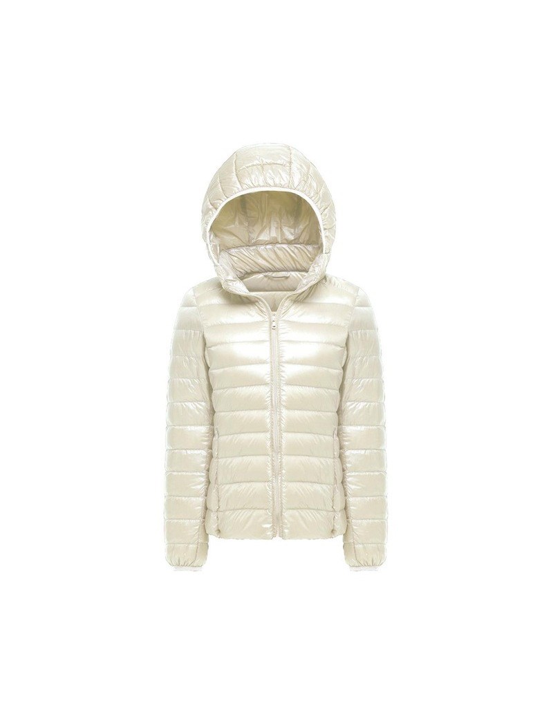 2019 New Brand 90% White Duck Down Jacket Women Autumn Winter Warm Coat Lady Ultralight Duck Down Jacket Female Windproof Pa...