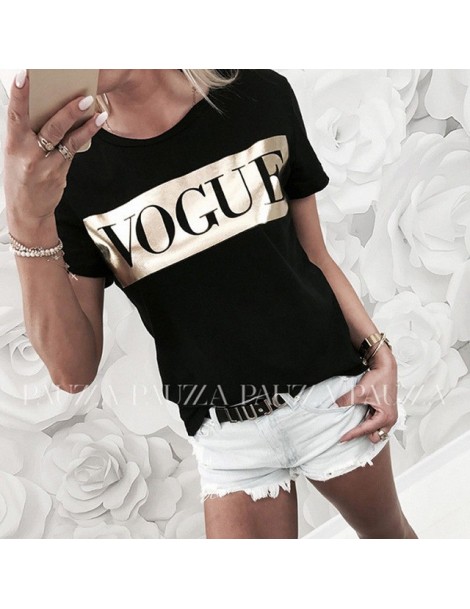 Blouses & Shirts Womens Casual Short Sleeve Tops Summer Vogue Slogan Printed Tee shirt femme fashion harajuku tumblr Blouse b...