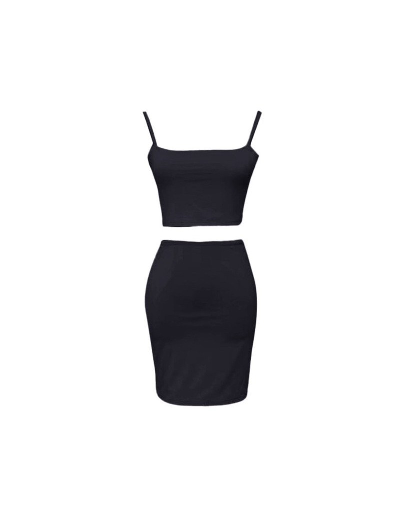 Women's Sets Woman Casual Two Piece Set Women Summer Sexy Two Piece Set Crop Top and Skirts Waist Bodycon Suit feminino conju...