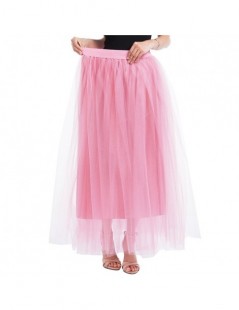 Skirts 2019 New Arrival Puffy Maxi Skirt Tulle Skirt Long Elastic Womens High Waisted Skirts Petticoat Bridesmaid To Wedding ...