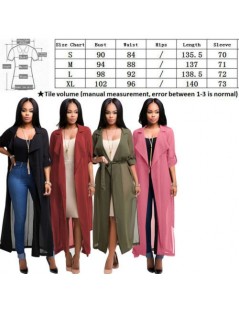 Hoodies & Sweatshirts Women Chiffon Long Sleeve Evening Party Oversized Maxi Tops - Red - 4U3036946329-3 $15.76