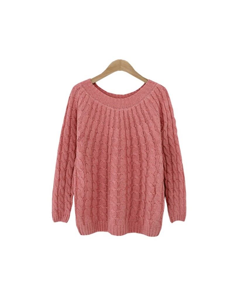Pullovers Autumn Winter Casual Sweater Women Fashion Pattern Sweaters Female Basic Pullover Jumpers Long Sleeve Knitted - Pin...