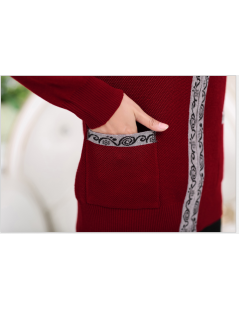 Cardigans 2019 Autumn Winter Brand Women Zipper Cardigan Middle-Aged Women Sweater Coat Sweaterses Long-Sleeved Cardigan Wome...