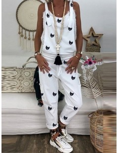 Jumpsuits Hot selling casual plus size Leopard Print overalls for women Camouflage jumpsuits for women loose sexy white bodys...