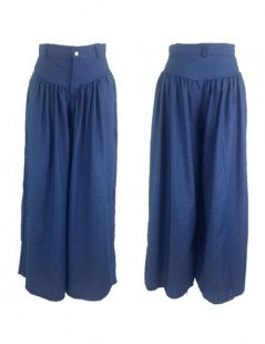 Pants & Capris streetwear summer 2019 women's pants female high waist wide leg long skirt pants capris for women trousers wom...