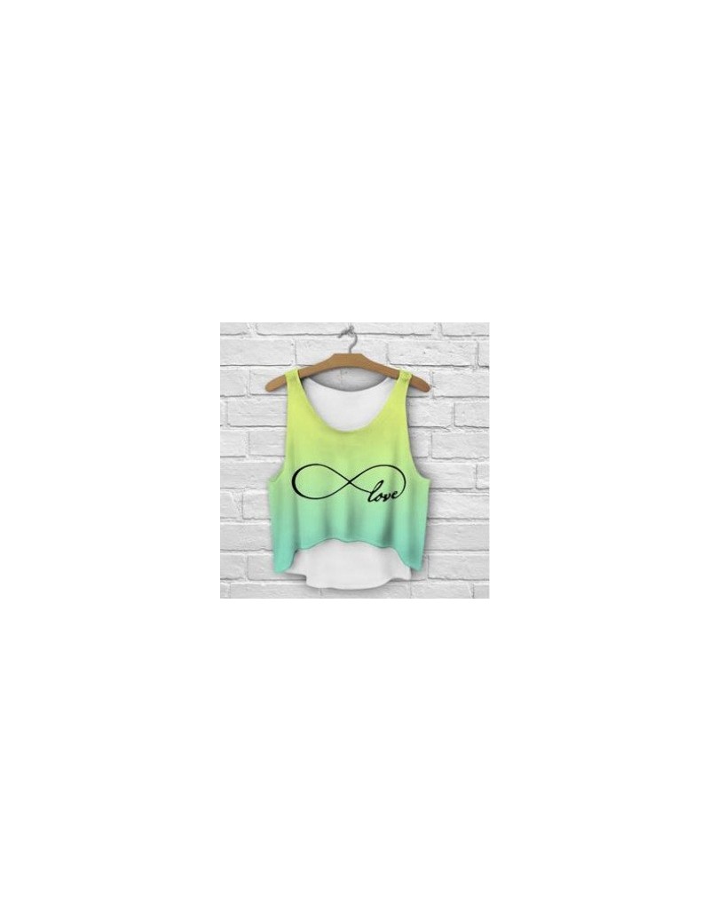 Multicolor Style T-Shirts 3D Women Tank Tops&Camis Printed Sleeveless Vest Girls Summer Short Crop Tops Irregular - 7 - 4N34...