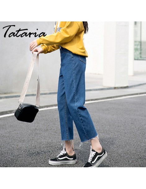 Jeans Tataria Boyfriend Jeans for Women High Waist Casual Loose Denim Harem Pants Female Ankle-length Jeans Pants Women Wide ...