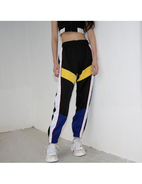 Pants & Capris Harajuku Hip Hop Cargo Pants Streetwear Women Street Style Pantalon Femme Panelled Spliced High Waist Jogger S...