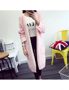 Cardigans 2019 New Autumn Winter Women Sweater Knitted Long sleeves Sweater Cardigan Loose Casual Cardigan Sweater Warm Coat ...
