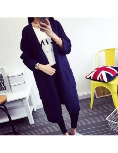 Cardigans 2019 New Autumn Winter Women Sweater Knitted Long sleeves Sweater Cardigan Loose Casual Cardigan Sweater Warm Coat ...