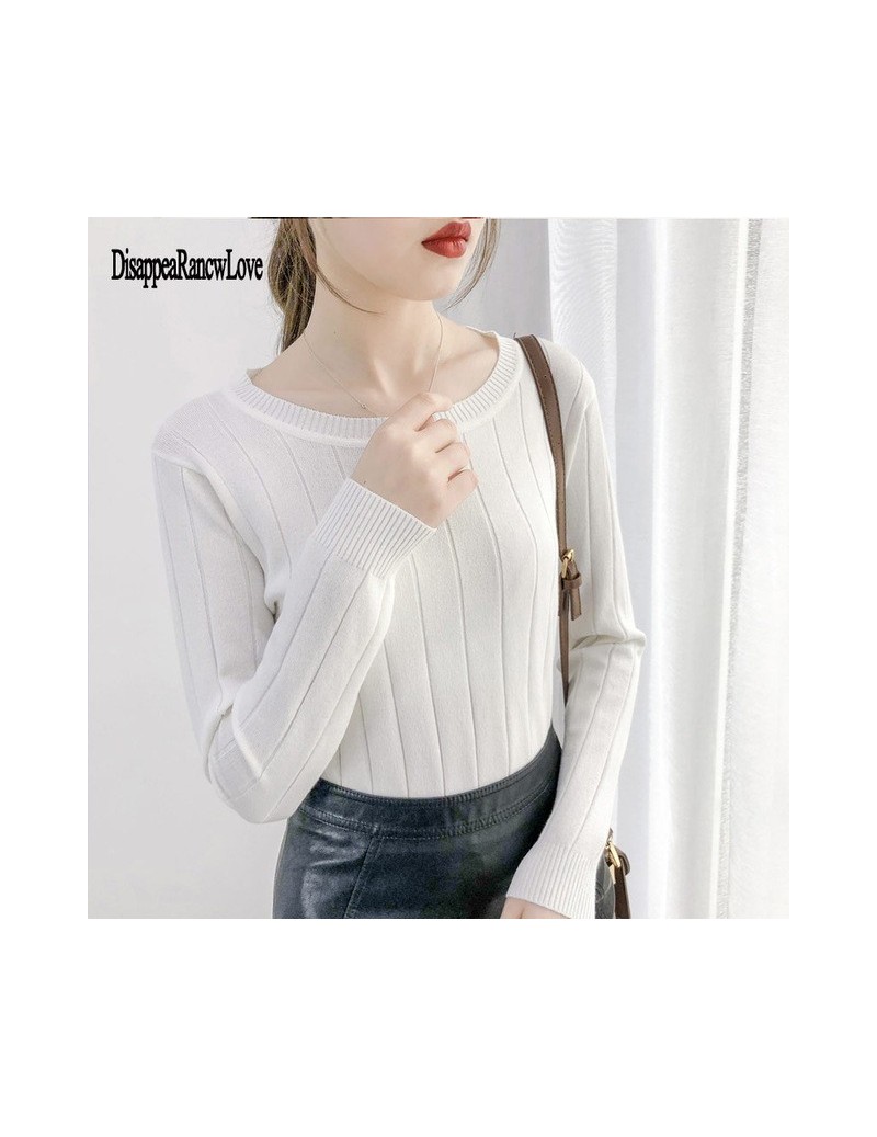 Winter Pull Sweater Women 2019 Fashion Loose Jumpers Korean Pullovers Knitting Pullovers Thick Christmas Sweater - Ivory - 4...