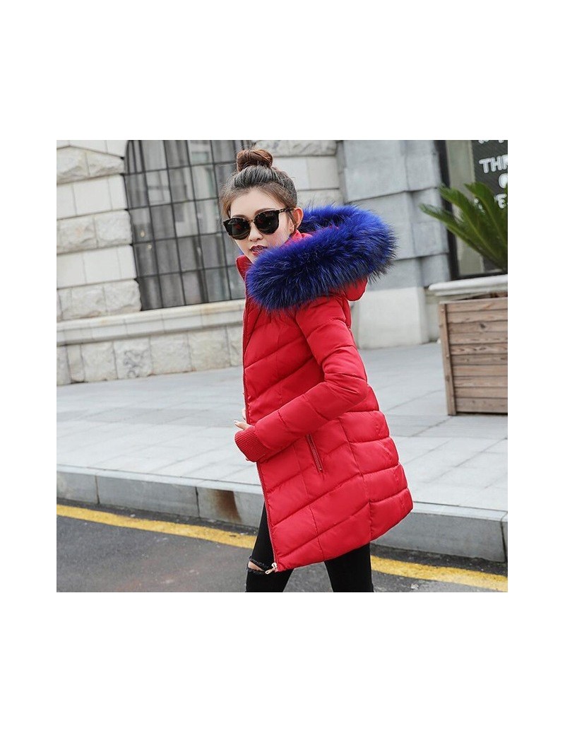 New 2019 Warm Long Parkas Female Women Winter Coat Thick Cotton Winter Jacket Womens Outerwear Parkas for Women Winter Outwe...