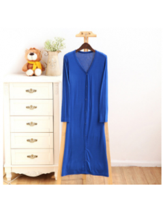 Cardigans Womens Casual Long Sleeve Cardigan Knit Knitwear Sweater Coat Long Wraps Outwear - Blue - 4V3900262082-2 $13.53