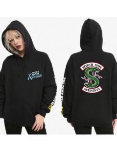 Hoodies & Sweatshirts Riverdale Tracksuit Loose Hoodie Sweatshirts Plus Size South Side Serpents Streetwear Women/Men Hoodies...