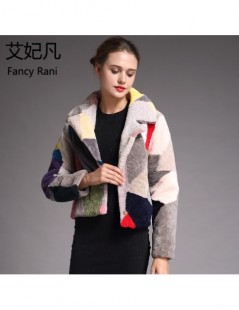 Real Fur Fashion Genuine Sheepskin Fur Coats for Women Winter Warm Wool Coat Female Noble Patchwork Warm Sheep Shearing Jacke...