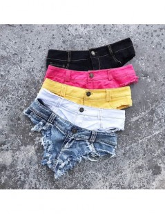 Shorts New 2018 Summer Women Sexy Jeans Shorts Feminino Candy Color Fashion Hot Denim Shorts Beach Ladies Party Low Waist Min...