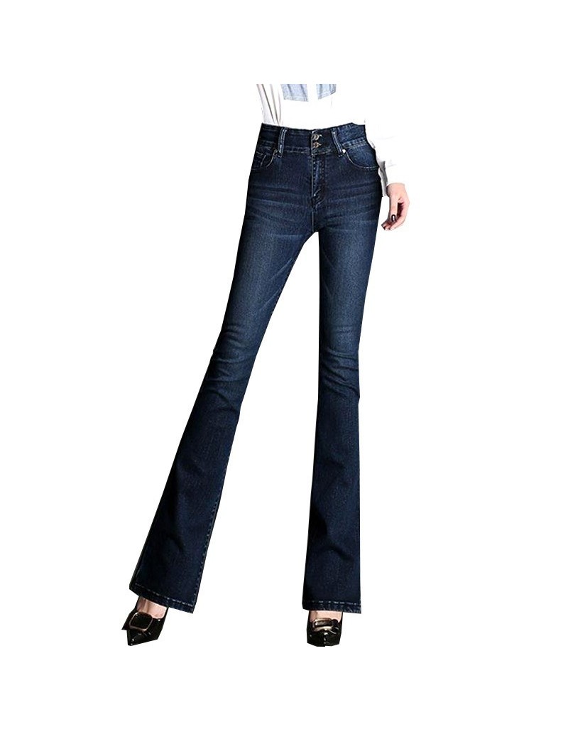 MIND FEET Bell Bottom Jeans For Women Stretch Slim Plus Size Velvet ...