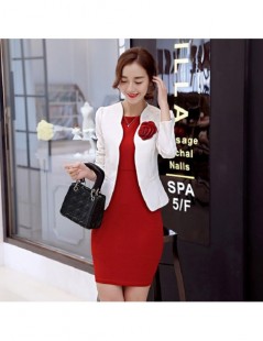 Dress Suits New 2019 close-fitting hip dress slim fit office blazers for women professional work outfits ladies dress and jac...