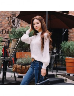 Pullovers Women Spring Sexy Hollow Out Knitted Sweater 2019 New Long Sleeve Loose Vintage Pullovers Top for Girls D18DKT032 -...