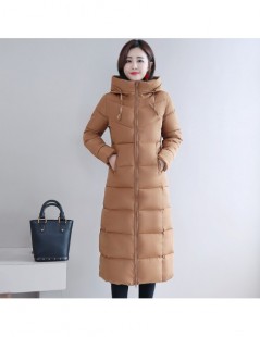 Parkas Plus size 6XL jackets 2019 Fashion Women Winter Coat Long Slim Thicken Warm Jacket Cotton Padded Jacket Outwear Parkas...