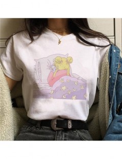 T-Shirts Sailor Moon Kawaii T Shirt Women Harajuku Ullzang Cute T-shirt 90s Graphic Aesthetic Tshirt Korean Style Cute Top Te...