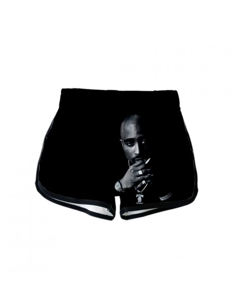 Shorts 2019 New Rapper 2pac 3D printed Summer Women Clothes Casual Harajuku Cute girl Hot Sale Sexy Shorts Plus Size - 3ddk-2...