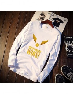 T-Shirts Pure Cotton T-Shirt Funny Harry Harajuku Aesthetics Potter Printed Long Sleeve Fashion Casual Tops & Tees Brand Unis...