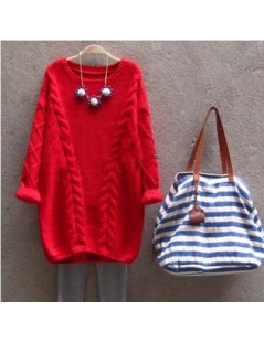 Pullovers 2017 new Korean loose code neck pullover twist a long knit shirt - see chart - 403971603030-2 $12.84