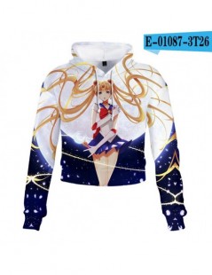 Hoodies & Sweatshirts Sailor Moon Women Sweatshirt 2019 Sexy Hoodies Tie Dye Crop Hoodie Long Sleeve Jumper Hooded Pullover C...