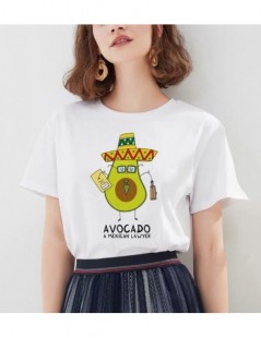 T-Shirts avocado t shirt tee shirt clothes male new femme fashion harajuku 90s top grunge ulzzang graphic tshirt kawaii women...