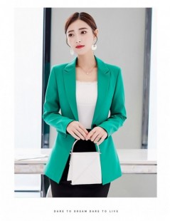 Blazers Blazers Slim Elegant Office Ladies All-match Korean Women Long Sleeve Outwear Solid New Fashion Womens Blazer Casual ...