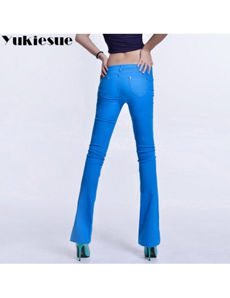 Jeans Large sizes skinny women flared jeans for women pants woman denim jeans female trousers with high waist jeans ladies 20...