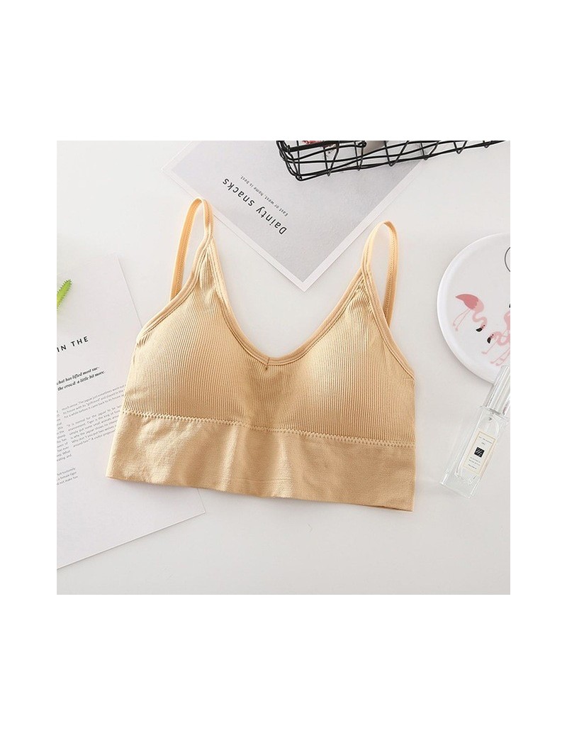 Sexy U-shaped Women Bra Back Sling Strap Seamless Bras Lingerie Breathable Wrapped Chest Sports Vest Tops Anti-light Underwe...