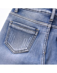 Jeans Plus Velvet Thicker Women Jeans Warm High Waist Trousers Cowboy Pants Stretch Denim Jeans Pants Winter Pencil Jeans - B...