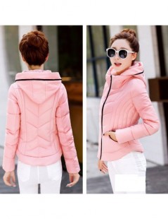 Parkas 2018 New Style Hooded Women Winter Jacket Short Cotton Padded Womens Coat Casual Slim Long Sleeve Thick Jacket Women P...