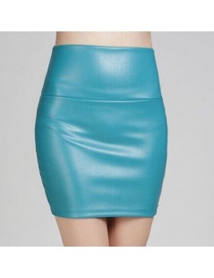 Skirts 2018 spring autumn Fashion Women Skirts PU faux leather skirts tight stretch female short pencil mini skirt saias femi...
