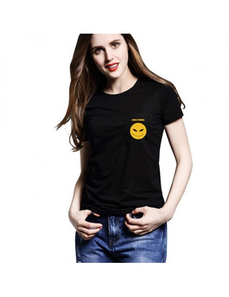 T-Shirts T shirt top round neck short sleeve lashes lips printed tees t-shirt punk - 5087 - 4H3958369749-15 $8.11