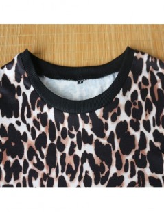 T-Shirts 2019 Fashion Leopard O Neck T Shirt Short Sleeve Casual Tops Tees Sexy Casual T-shirt Camisas Mujer Women Summer T s...