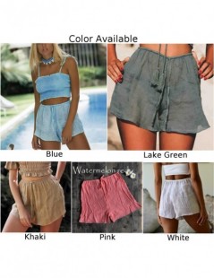 Shorts Yoga Shorts Casual Gym Summer Sports Beach Elastic waistband Trousers Ladies Loose Fitness - White - 5G111188039913-5 ...