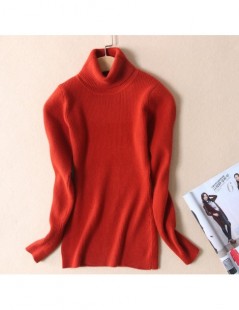 Pullovers Autumn and winter new cashmere sweater female high collar sets of sweaters Slim sweater solid warm wool wool jacket...