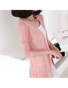 Cardigans 2017 summer hot sales of fashion knit long cashmere cardigan solid color one of six colors of genuine goods free sh...