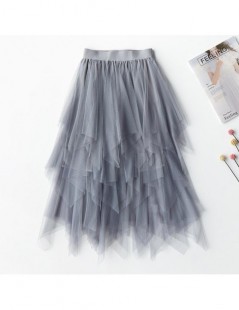 Skirts Vintage Fragment Stitching Tulle Skirts Womens Black White Adult Long Skirt Elastic High Waist Pleated Beach Midi Skir...
