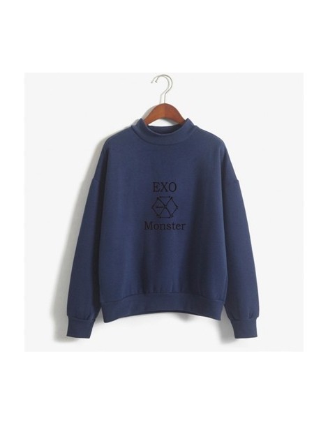 Hoodies & Sweatshirts Kpop Exo Sweatshirt Women Autumn Winter Harajuku Casual Hoodies Letters Printed Fleece Pullover K-pop C...