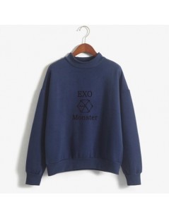Hoodies & Sweatshirts Kpop Exo Sweatshirt Women Autumn Winter Harajuku Casual Hoodies Letters Printed Fleece Pullover K-pop C...