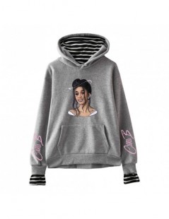 Hoodies & Sweatshirts 2019 Cardi B print Fashion Fake 2 Pieces Hoodies Sweatshirt comfortable Popular high Street cool casual...