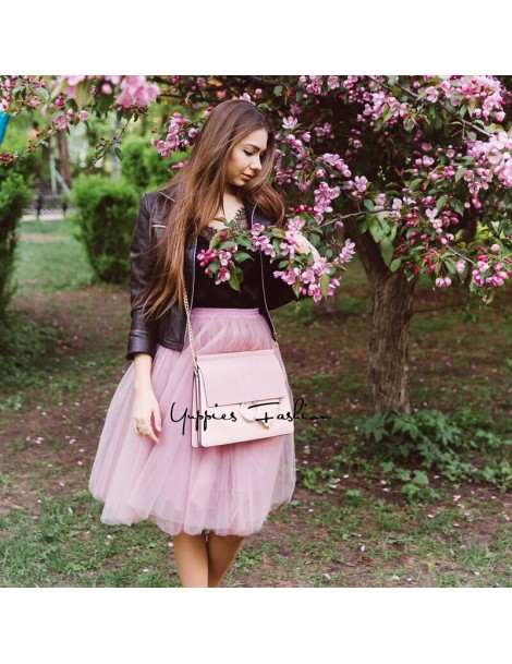Skirts Itao Blogger Recommend! Yuppies Fashion 7 Layers 65cm Long Tulle Skirts Womens Adult Tutu Skirt Lolita Petticoat 2017 ...