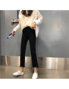 Jeans Cheap Wholesale 2019 New Spring Summer Hot Selling Women's Fashion Casual Denim Pants NC26 - Black - 423084950273-1 $22.93