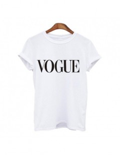 T-Shirts 2019 New Women T-Shirts Summer Fashion VOGUE O-Neck T shirt Female Tee Tops Casual Woman T-shirts Plus Size - style5...